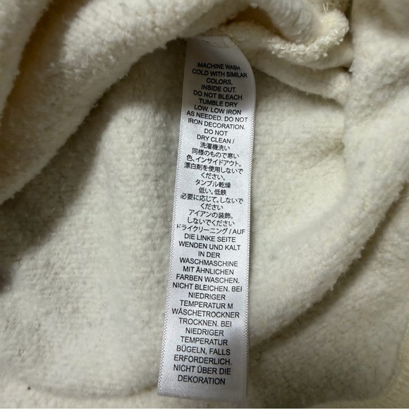 Taylor Swift 2023 The Eras Tour Concert Official Cream Hoodie Merch Sweatshirt L - Picture 7 of 12